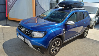 Dacia Duster 2 cu cutie portbagaj Menabo Mania 460 DUO ABS Black