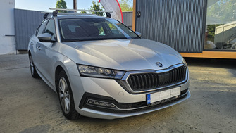 Skoda Octavia IV cu bare transversale Menabo Omega Aluminiu