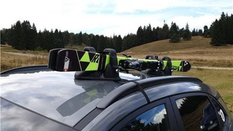 Menabo Shuttle magnetic ski rack