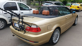 BMW with a K39 Travel bike rack