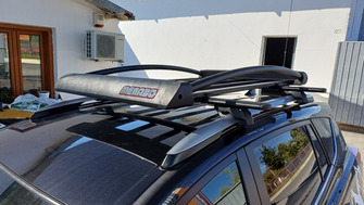 Toyota RAV4 (2017) – Menabo Yosemite L roof basket, Black