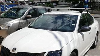 Skoda Octavia bare transversale Menabo Tema Aluminiu