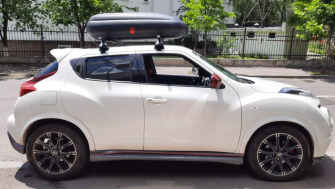 Nissan Juke bare transversale K si cutie portbagaj Carbon Look