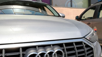 Audi A bare transversale Menabo Tiger Silver si suport bicicleta Menabo Top BIke