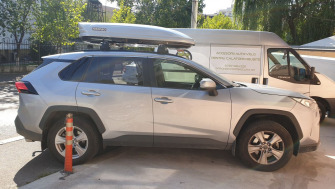Toyota RAV cutie portbagaj Menabo Mania Silver