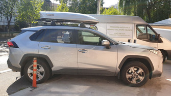 Toyota RAV cutie portbagaj Menabo Mania Silver