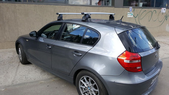 BMW seria 1 bare transversale Menabo Tema Aluminiu
