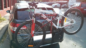 Citroen C4 suport bicicleta pe haion Menabo Mistral