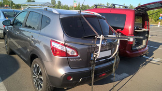 NIssan Qashqai suport bicicleta Menabo Biki