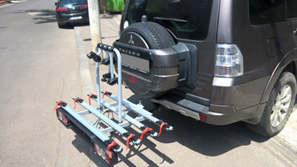 Mitsubishi Pajero suport bicicleta Menabo Race