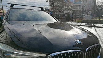 BMW Seria 7 bare transversale Menabo Delta Silver