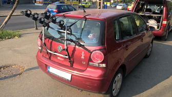 Volkswagen Polo suport bicicleta Menato Mistral