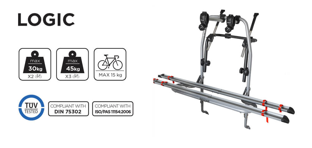 Suport bicicleta cu prindere pe haion sau portbagaj