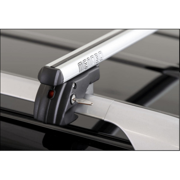 Bare transversale Menabo Sherman Silver pentru BMW Serie 3 (E91) Touring 2005-2012 - 3 | YEO