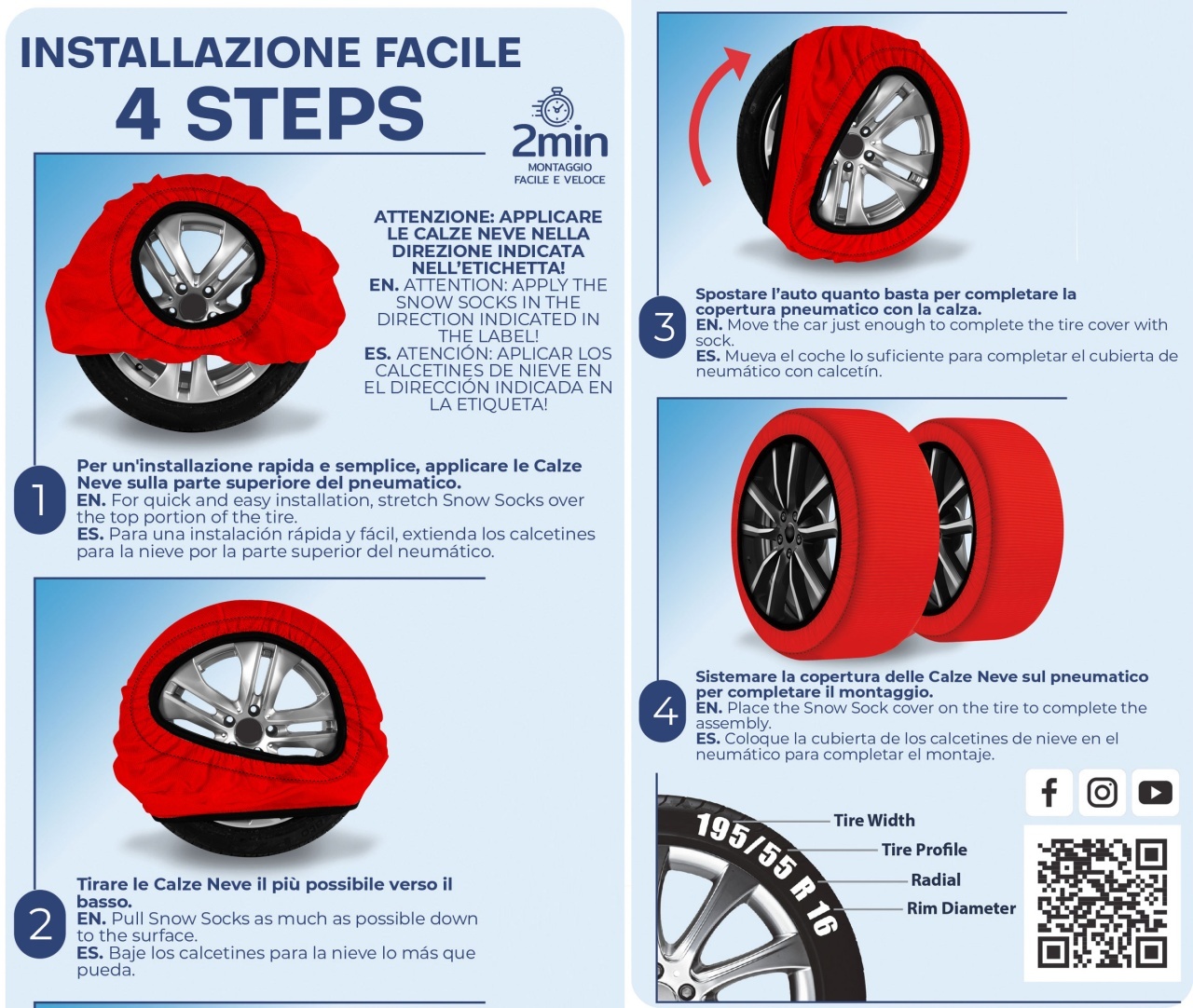 Lanturi auto textile, huse antiderapante 175/50 R14, DAC Active Series 3D, omologate, XS