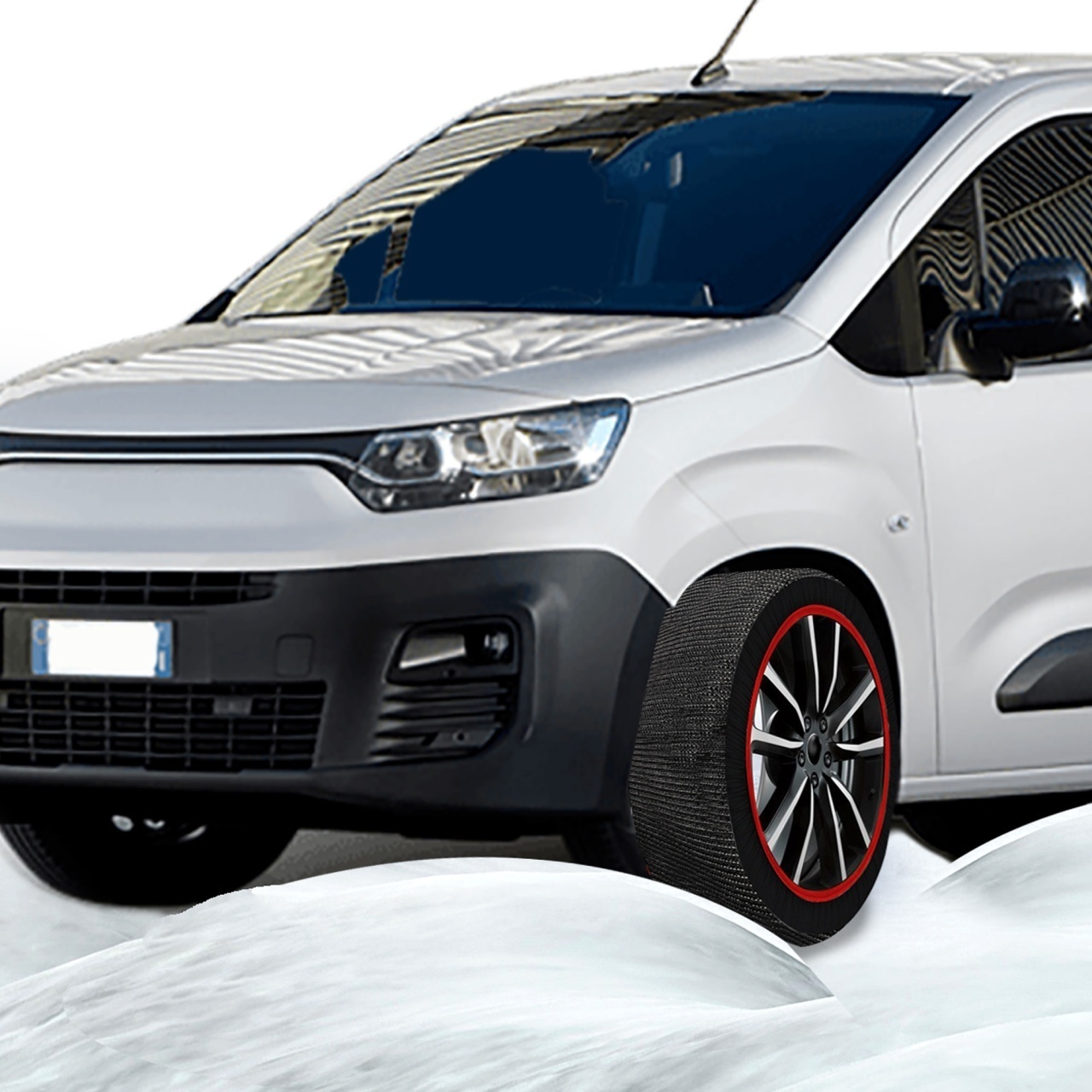 Lanturi auto textile, huse antiderapante 195/70 R13, Maranello Super X 3D, omologate, M - 3 | YEO