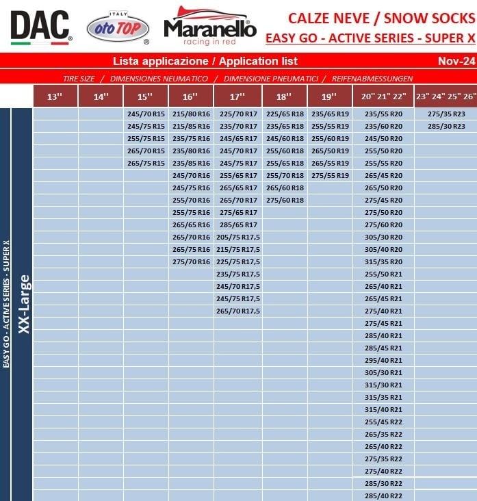 Lanturi auto textile, huse antiderapante 235/65 R18, DAC Active Series 3D, omologate, XXL - 2 | YEO