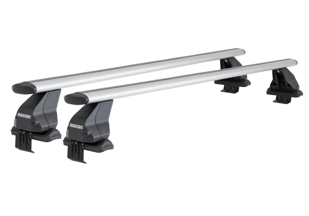Bare transversale Menabo Omega Plus Aluminiu pentru Renault Modus, 5 usi, model 2004-2013