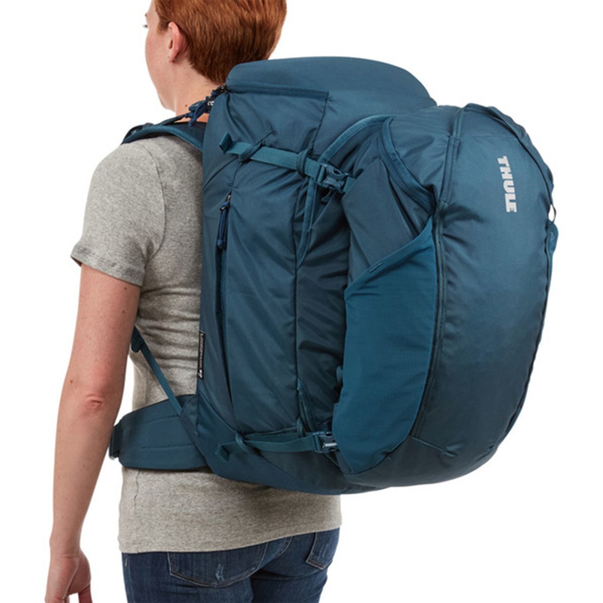 Rucsac tehnic Thule Landmark, 60L, Femei, Majolica Blue - 2 | YEO