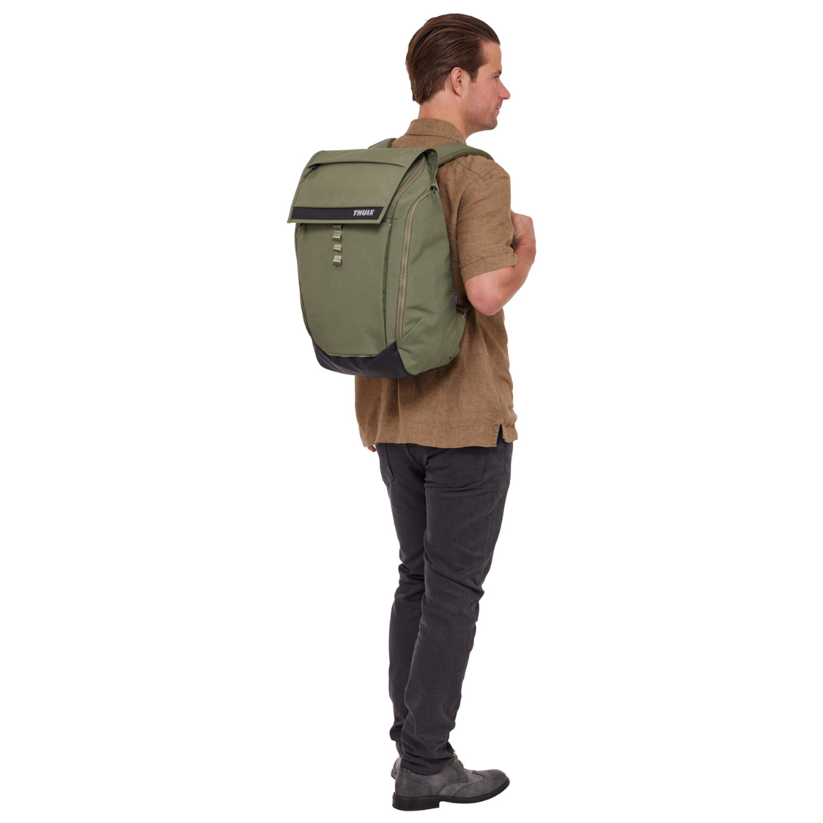 Rucsac urban cu compartiment laptop Thule Paramount, 27L, Soft green (model 2023) - 2 | YEO