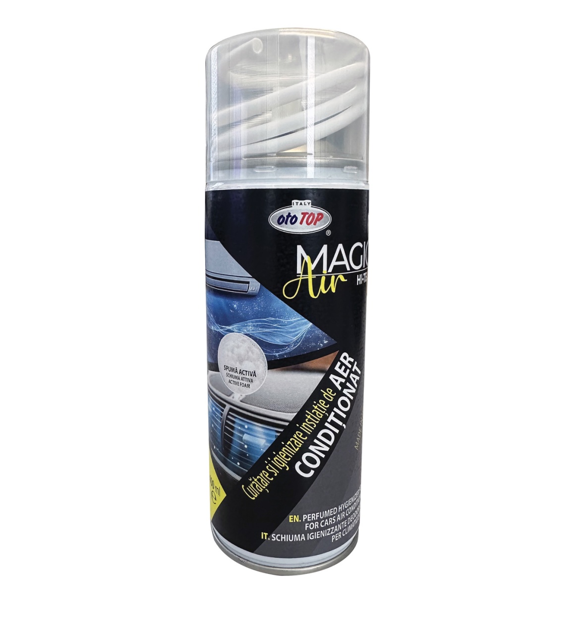 Spuma activa spray pentru igienizat si curatat aer conditionat Ototop, 400ml