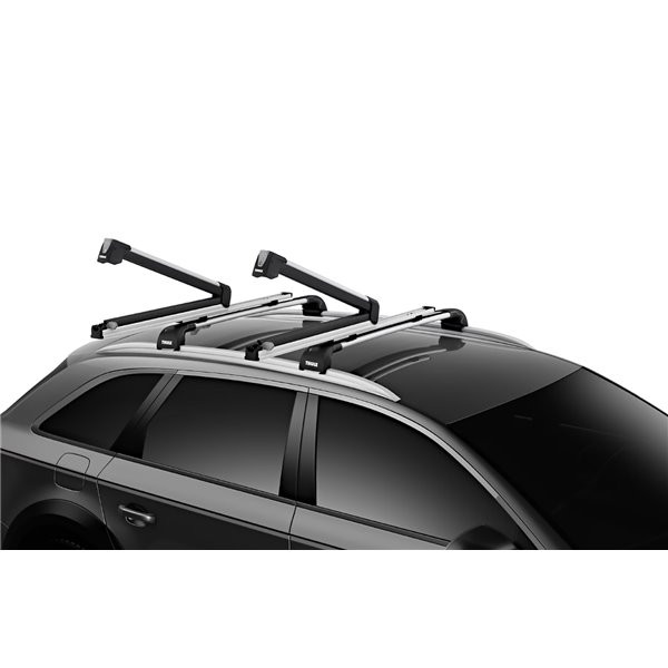 Suport ski/snowboard Thule SnowPack Extender 7325 Argintiu bare transversale, 5 schi, 2 snowboard - 3 | YEO