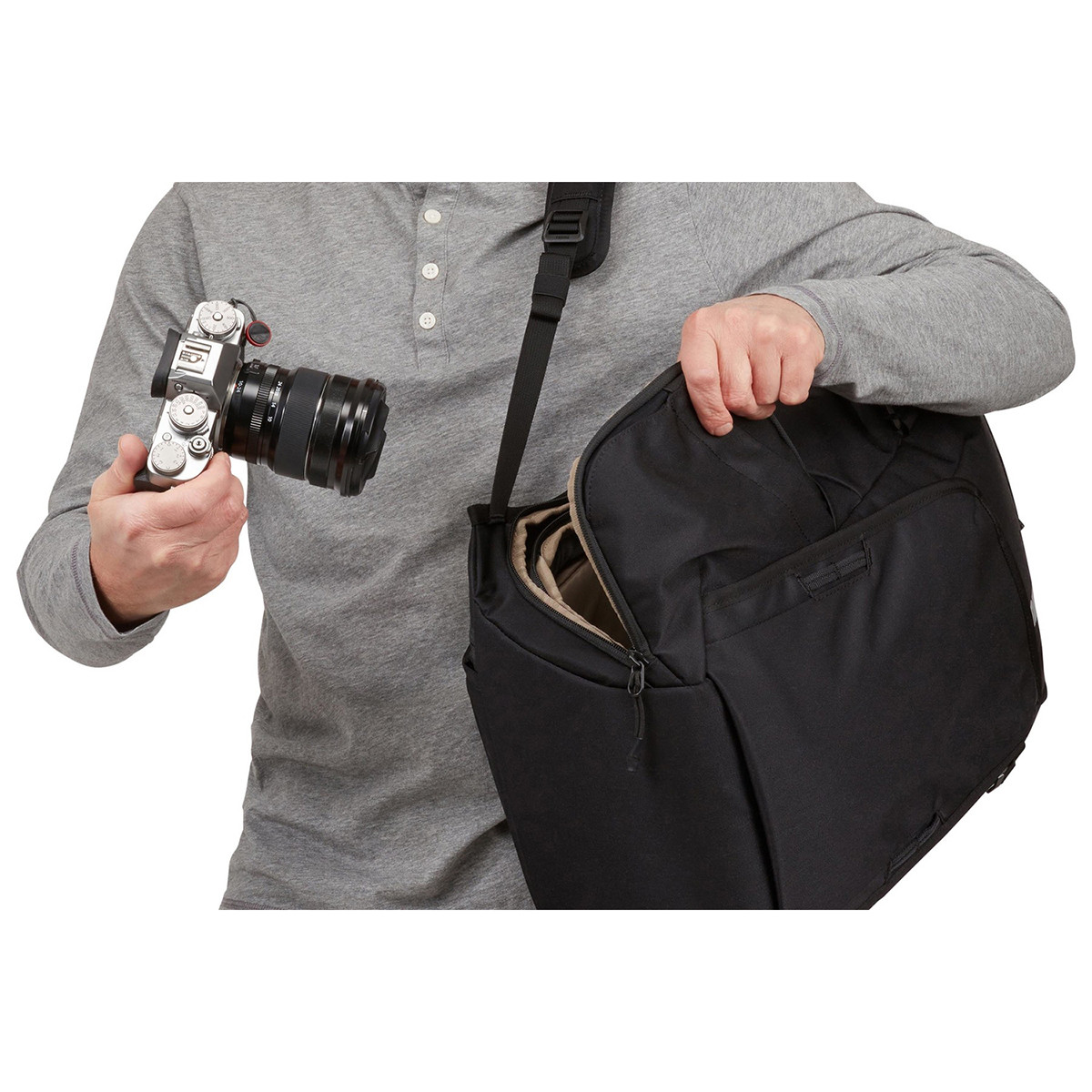 Rucsac foto Thule Covert DSLR, 24 L, Negru - 2 | YEO