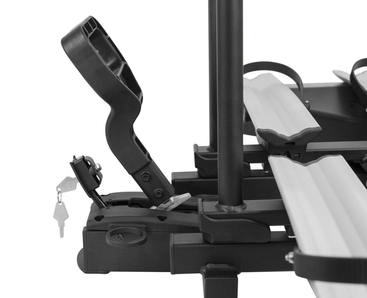 Suport biciclete Menabo Antares Plus pentru 3 biciclete cu prindere pe carligul de remorcare, pliabil Menabo