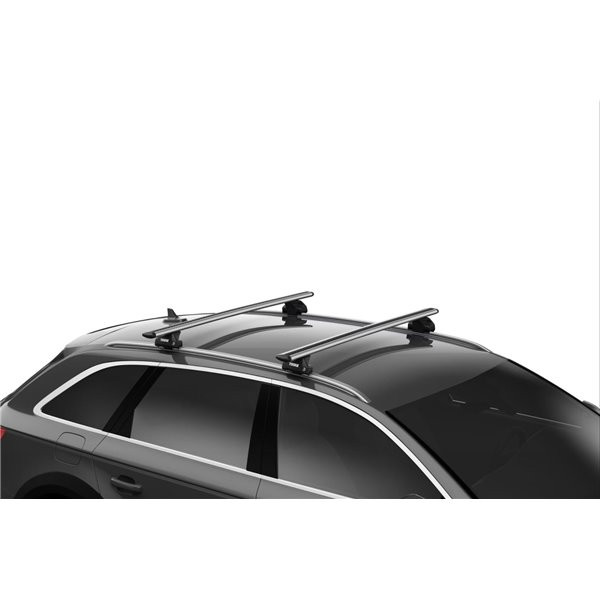 Bare transversale Thule Evo Flush Silver pentru Kia Cee\'D (EU/JD) SportsWagon 2012-2018 - 3 | YEO