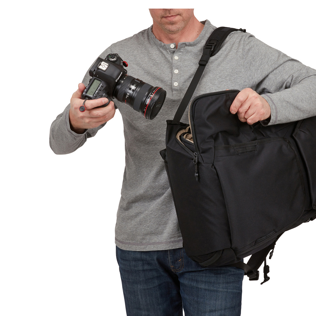 Rucsac foto Thule Covert DSLR, 32 L, Negru - 3 | YEO