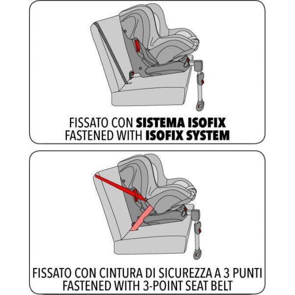 Scaun auto copii Bellelli Tiziano Isofix Blue Grupa 1 (9 - 18 Kg) - 1 | YEO