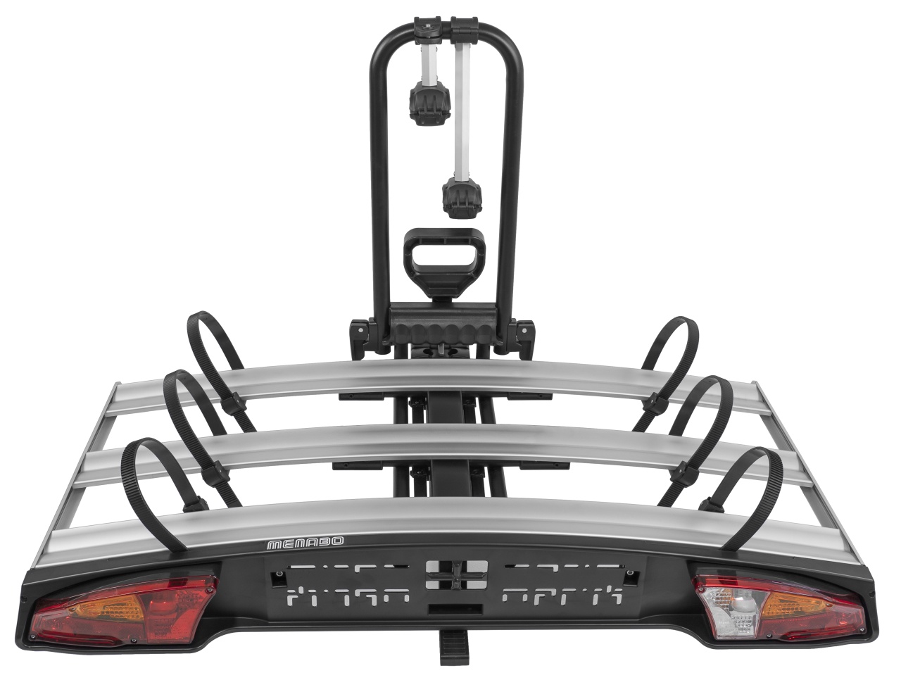 Suport biciclete Menabo Alcor 3 pentru 3 biciclete cu prindere pe carligul de remorcare