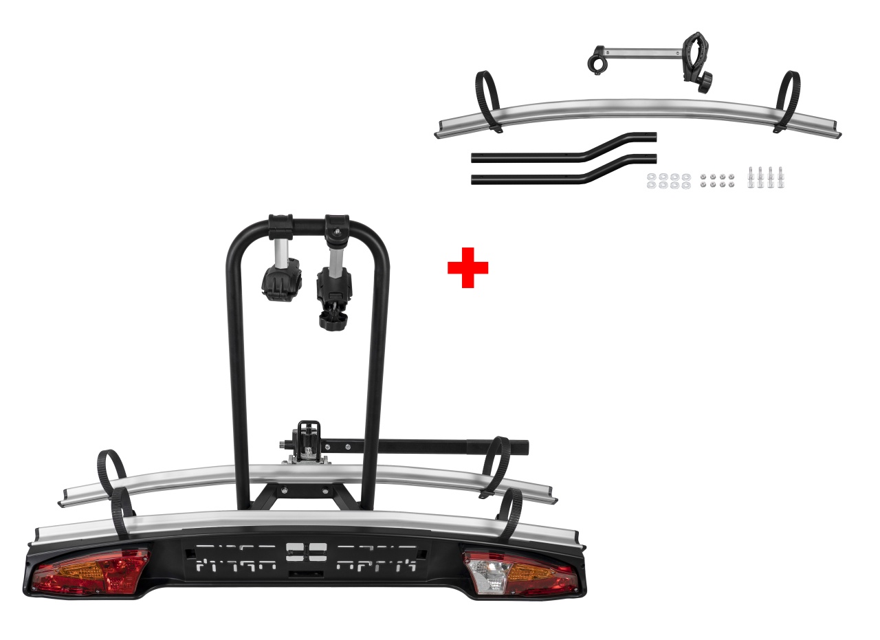 Suport biciclete Menabo Merak Rapid Plus pentru 3 biciclete cu prindere pe carligul de remorcare