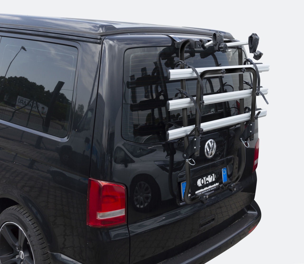 Suport biciclete Menabo Shadow Silver dedicat VW Transporter T6 2015+ Menabo