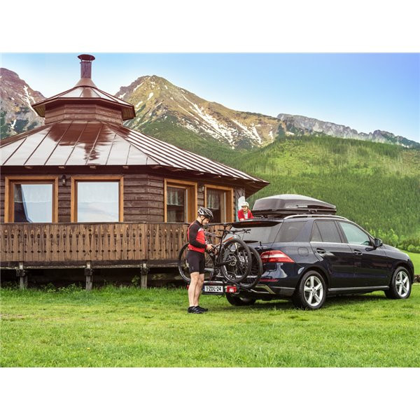 Suport biciclete Yakima JustClick 2 pentru 2 biciclete cu prindere pe carligul de remorcare Yakima