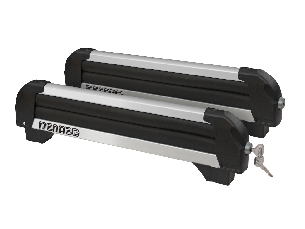 Suport ski/snowboard Menabo Iceberg 4 pe bare transversale, 4 perechi ski / 2 snowboard