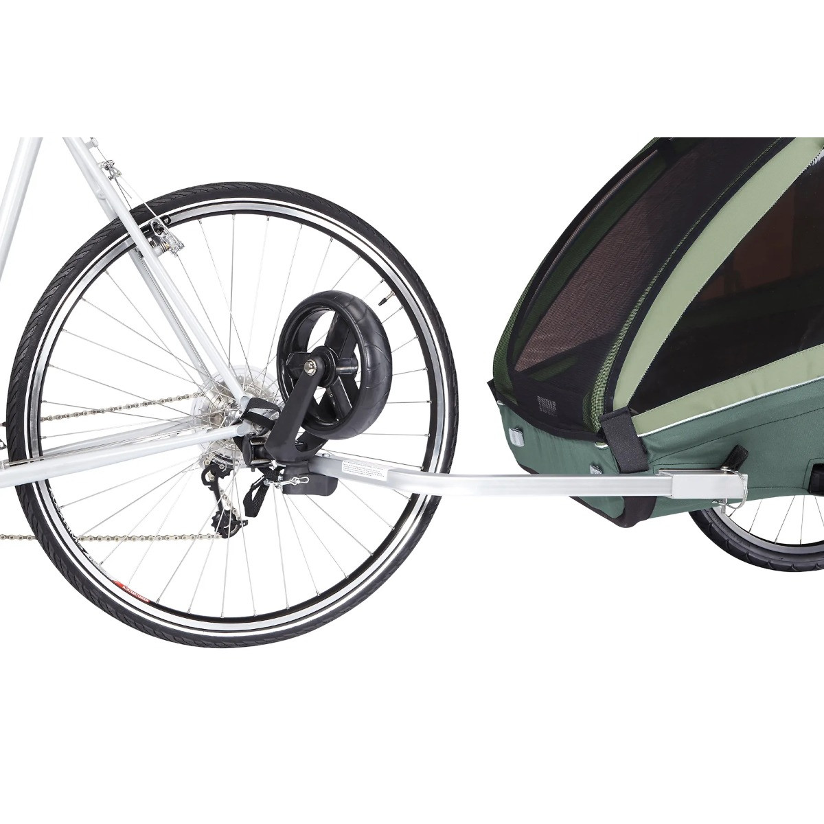 Carucior Chariot Thule Coaster XT Basil Green - 1 | YEO