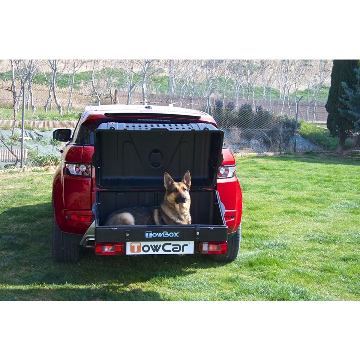 Cutie portbagaj pe carligul de remorcare Towbox V1 DOG Negru - 2 | YEO