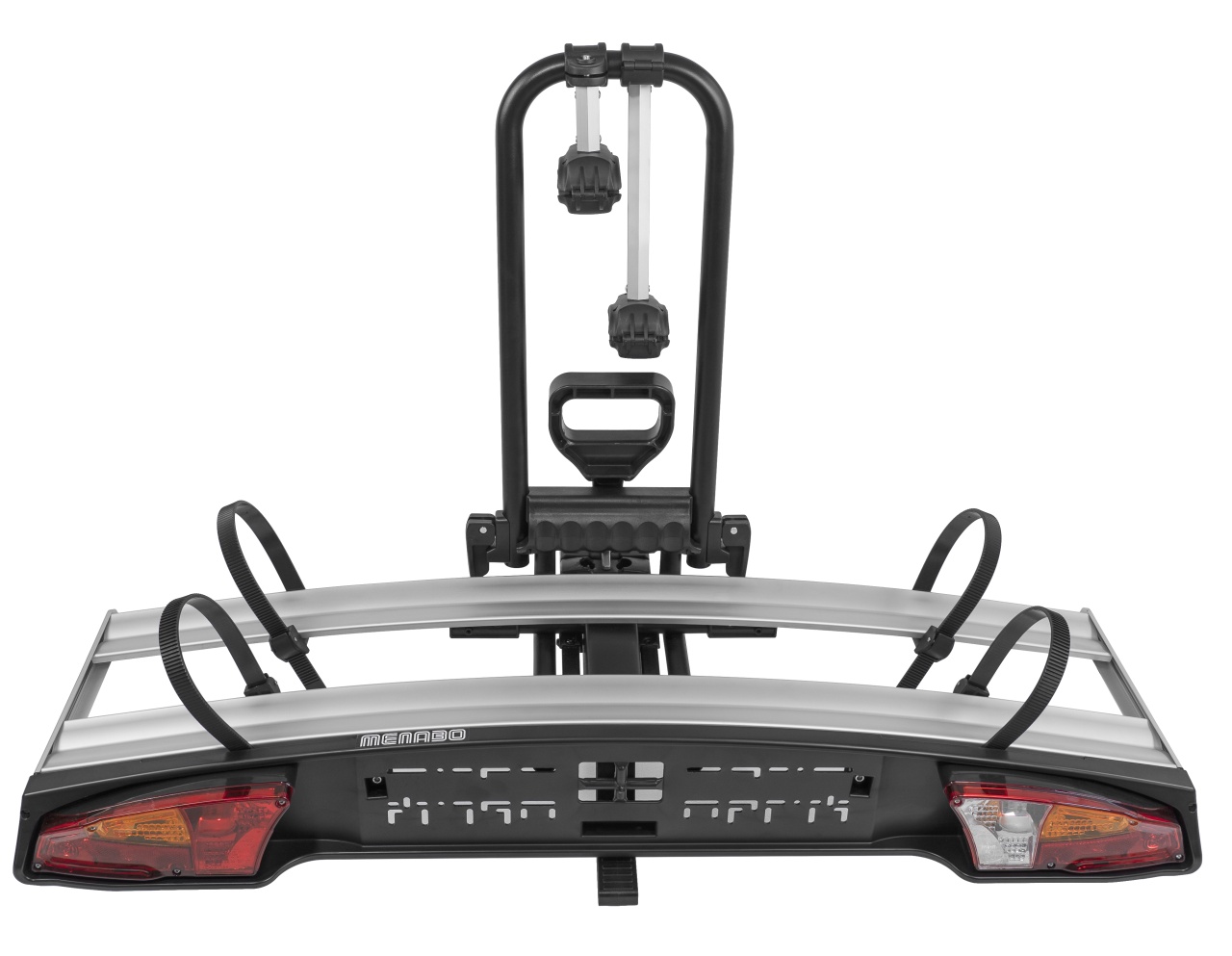 Suport biciclete Menabo Alcor 2 pentru 2 biciclete cu prindere pe carligul de remorcare - 1 | YEO