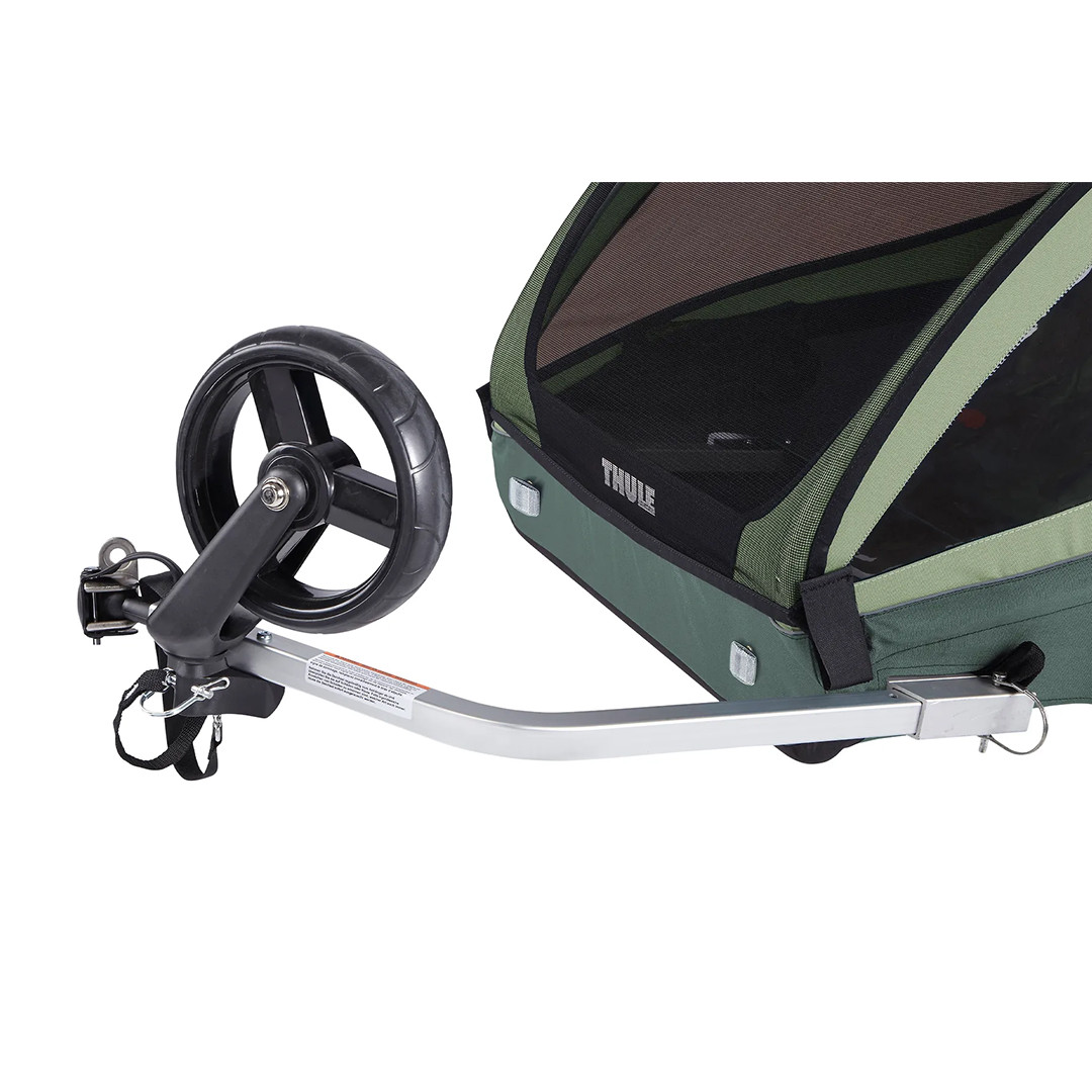 Carucior Chariot Thule Coaster XT Basil Green - 2 | YEO