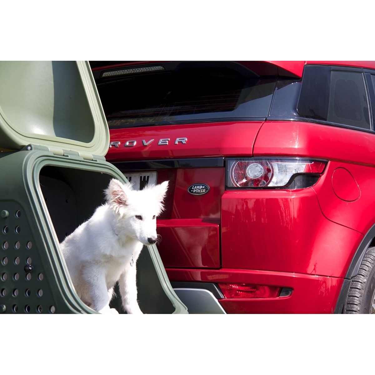 Cutie portbagaj pe carligul de remorcare Towbox V2 DOG Verde - 1 | YEO