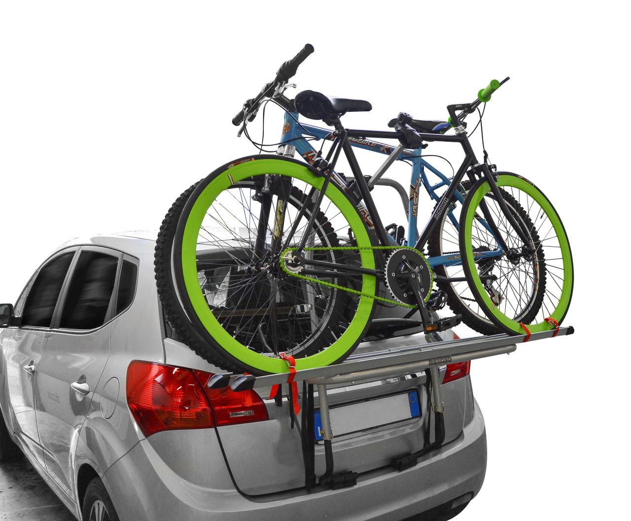 Suport biciclete Menabo Steel Bike 2 pentru 2 biciclete cu prindere pe haion/portbagaj - 1 | YEO