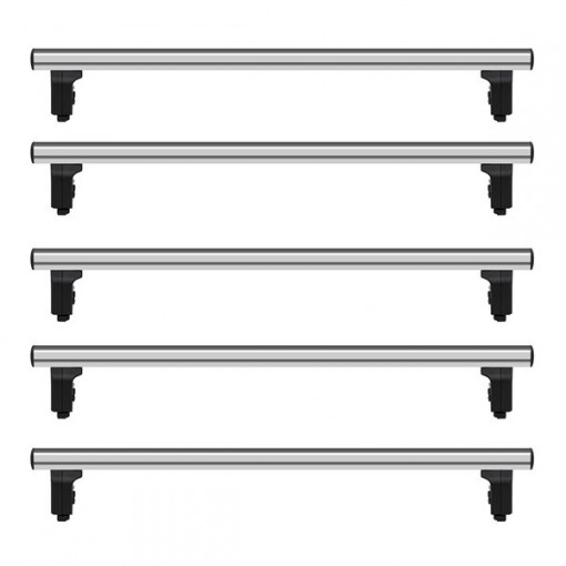 Bare transversale Volkswagen Crafter, model 2006-2017, L1,L2,L3,L4,L5 - H1,H2,H3, aluminiu, Menabo Professional