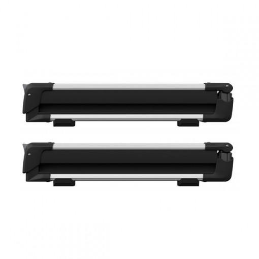 Suport ski/snowboard Thule SnowPack 7324 pe bare transversale, 4 schi, 2 snowboard