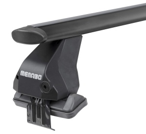 Bare transversale Menabo Omega Plus Black pentru Seat Leon II (1P), 4 usi, model 2009-2013 - Img 2