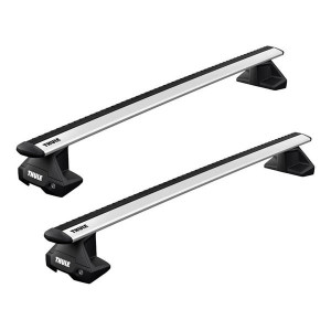 Bare transversale Thule Evo Clamp Silver pentru Audi A4 (B9/8W), 4 usi, model 2015-2019 - Img 1