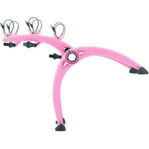 Bike rack Saris Bones 3 Pink for 3 bikes tailgate mounted/boot