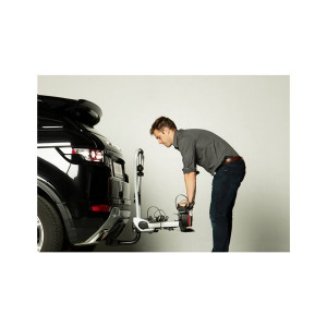 Bike rack Yakima JustClick 3 + Extensie for 4 bikes tow-bar mounted - Img 12