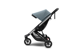 Canopy for Thule Spring stroller, CANOPY TEAL MELANGE - Img 4