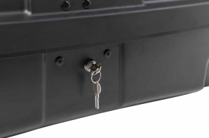 Cutie portbagaj Menabo Nekkar Dark, pe carlig, compatibila cu suport biciclete Menabo - Img 4